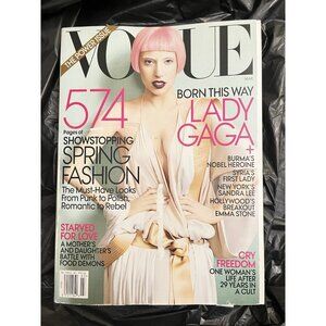 VOGUE Magazine  LADY GAGA March 2011 ASMA AL ASSAD